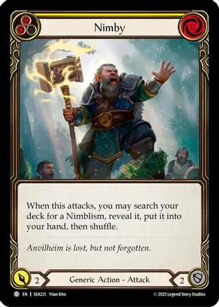 Nimby (Yellow) (SEA221) [High Seas] - Deck Out Gaming