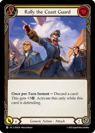 Rally the Coast Guard (Yellow) (SEA224) [High Seas] - Deck Out Gaming