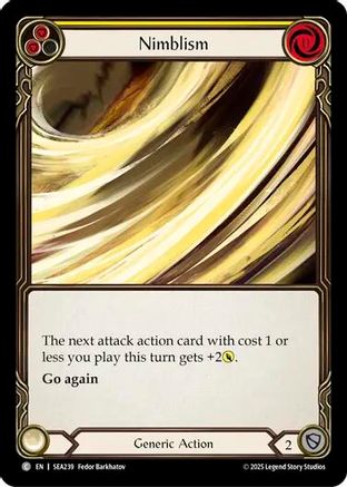 Nimblism (Yellow) (SEA239) [High Seas] - Deck Out Gaming