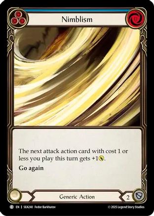 Nimblism (Blue) (SEA240) [High Seas] - Deck Out Gaming
