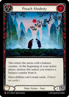 Preach Modesty (SEA252) [High Seas] Rainbow Foil - Deck Out Gaming