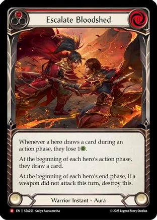 Escalate Bloodshed (SEA253) [High Seas] - Deck Out Gaming