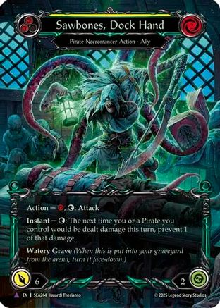 Sawbones, Dock Hand (SEA264) [High Seas] Cold Foil - Deck Out Gaming
