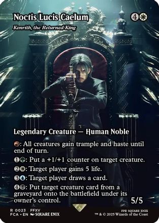 Noctis Lucis Caelum - Kenrith, the Returned King (Showcase) (23) [FINAL FANTASY: Through the Ages] foil - Deck Out Gaming