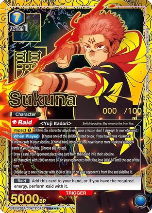Sukuna (SR***) (UEX02BT/JJK-3-015) [UEX02BT: Jujutsu Kaisen Vol.2] Foil - Deck Out Gaming