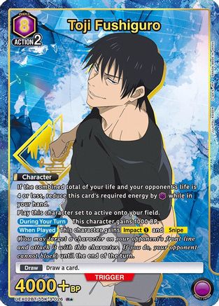 Toji Fushiguro (026) (R*) (UEX02BT/JJK-3-026) [UEX02BT: Jujutsu Kaisen Vol.2] Foil - Deck Out Gaming