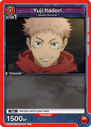 Yuji Itadori (040) (Box Topper Foil) (UEX02BT/JJK-3-040) [UEX02BT: Jujutsu Kaisen Vol.2] Foil - Deck Out Gaming