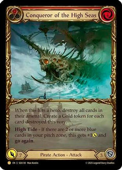Conqueror of the High Seas (Treasure) (SEA130) [High Seas] Cold Foil - Deck Out Gaming
