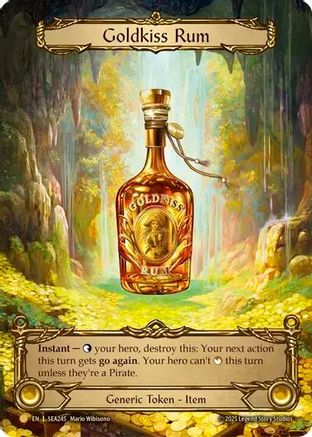 Goldkiss Rum (Treasure) (SEA245) [High Seas] Rainbow Foil - Deck Out Gaming