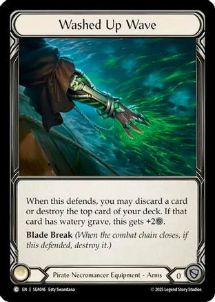 Washed Up Wave (Treasure) (SEA046) [High Seas] Cold Foil - Deck Out Gaming