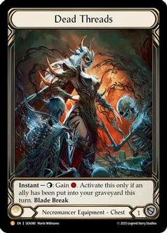 Dead Threads (Treasure) (SEA080) [High Seas] Cold Foil - Deck Out Gaming