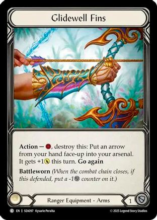 Glidewell Fins (Treasure) (SEA097) [High Seas] Cold Foil - Deck Out Gaming