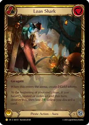 Loan Shark (Treasure) (SEA131) [High Seas] Cold Foil - Deck Out Gaming