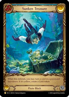 Sunken Treasure (Treasure) (SEA133) [High Seas] Cold Foil - Deck Out Gaming