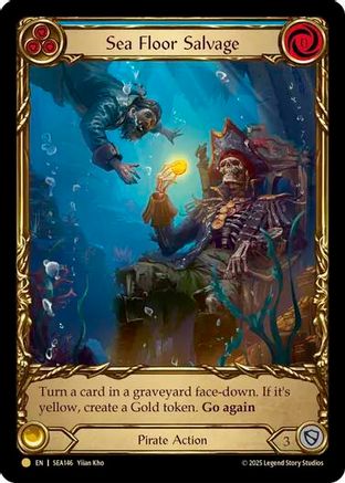 Sea Floor Salvage (Treasure) (SEA146) [High Seas] Cold Foil - Deck Out Gaming