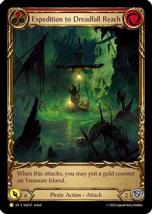 Expedition to Dreadfall Reach (Treasure) (SEA157) [High Seas] Cold Foil - Deck Out Gaming