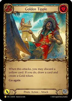Golden Tipple (Blue) (Treasure) (SEA161) [High Seas] Cold Foil - Deck Out Gaming