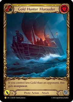 Gold Hunter Marauder (Treasure) (SEA164) [High Seas] Cold Foil - Deck Out Gaming