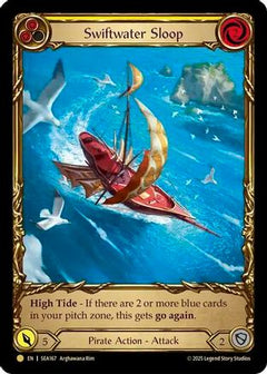 Swiftwater Sloop (Yellow) (Treasure) (SEA167) [High Seas] Cold Foil - Deck Out Gaming