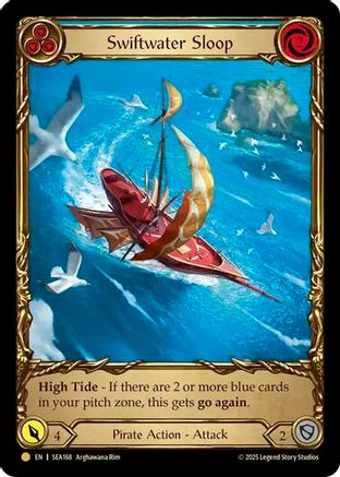 Swiftwater Sloop (Blue) (Treasure) (SEA168) [High Seas] Cold Foil - Deck Out Gaming