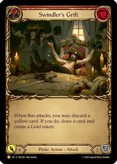 Swindler's Grift (Red) (Treasure) (SEA169) [High Seas] Cold Foil - Deck Out Gaming