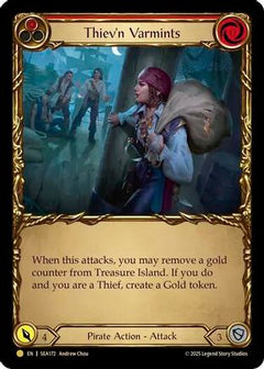 Thiev'n Varmints (Treasure) (SEA172) [High Seas] Cold Foil - Deck Out Gaming