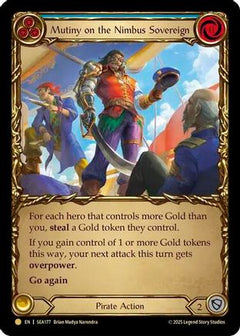 Mutiny on the Nimbus Sovereign (Treasure) (SEA177) [High Seas] Cold Foil - Deck Out Gaming