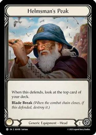 Helmsman's Peak (Treasure) (SEA180) [High Seas] Cold Foil - Deck Out Gaming