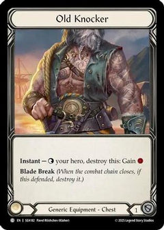 Old Knocker (Treasure) (SEA182) [High Seas] Cold Foil - Deck Out Gaming