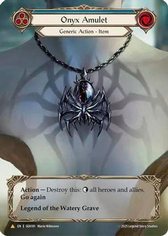 Onyx Amulet (Treasure) (SEA191) [High Seas] Cold Foil - Deck Out Gaming