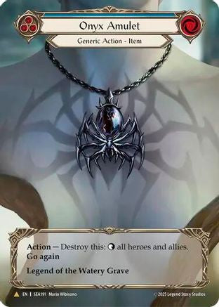 Onyx Amulet (Treasure) (SEA191) [High Seas] Cold Foil - Deck Out Gaming