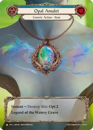 Opal Amulet (Treasure) (SEA192) [High Seas] Cold Foil - Deck Out Gaming