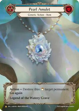 Pearl Amulet (Treasure) (SEA193) [High Seas] Cold Foil - Deck Out Gaming