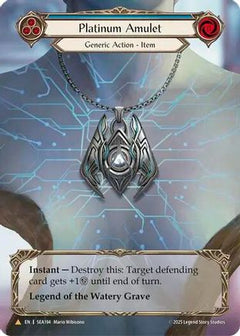Platinum Amulet (Treasure) (SEA194) [High Seas] Cold Foil - Deck Out Gaming