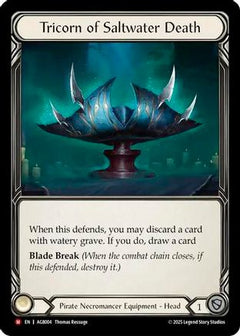 Tricorn of Saltwater Death (AGB004) [Armory Deck: Gravy Bones] Rainbow Foil - Deck Out Gaming