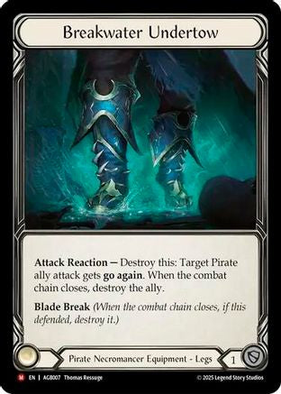 Breakwater Undertow (AGB007) [Armory Deck: Gravy Bones] Rainbow Foil - Deck Out Gaming