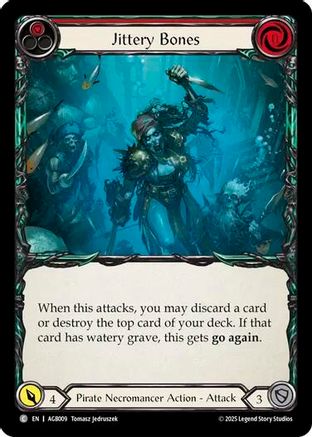 Jittery Bones (Red) (AGB009) [Armory Deck: Gravy Bones] - Deck Out Gaming