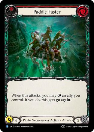 Paddle Faster (CC Tag) (AGB010) [Armory Deck: Gravy Bones] - Deck Out Gaming