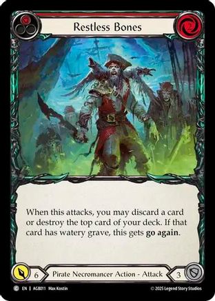 Restless Bones (Red) (AGB011) [Armory Deck: Gravy Bones] - Deck Out Gaming