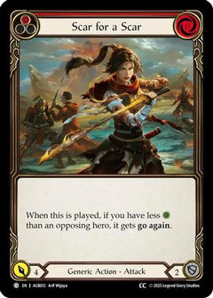 Scar for a Scar (Red) (CC Tag) (AGB012) [Armory Deck: Gravy Bones] - Deck Out Gaming