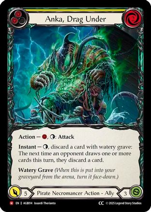 Anka, Drag Under (CC Tag) (AGB014) [Armory Deck: Gravy Bones] - Deck Out Gaming