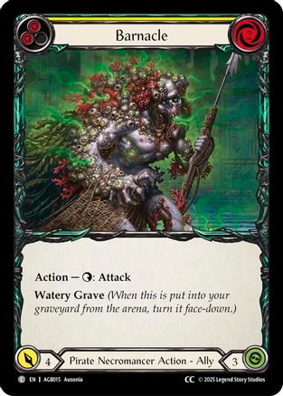 Barnacle (CC Tag) (AGB015) [Armory Deck: Gravy Bones] - Deck Out Gaming
