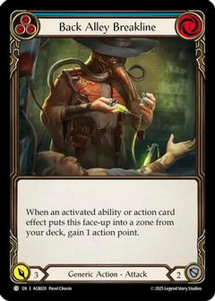 Back Alley Breakline (Blue) (AGB020) [Armory Deck: Gravy Bones] - Deck Out Gaming