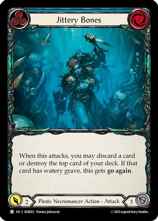 Jittery Bones (Blue) (AGB022) [Armory Deck: Gravy Bones] - Deck Out Gaming
