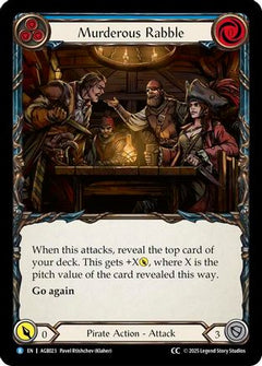 Murderous Rabble (CC Tag) (AGB023) [Armory Deck: Gravy Bones] - Deck Out Gaming