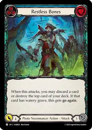 Restless Bones (Blue) (AGB024) [Armory Deck: Gravy Bones] - Deck Out Gaming