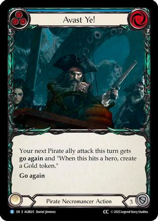 Avast Ye! (CC Tag) (AGB025) [Armory Deck: Gravy Bones] - Deck Out Gaming