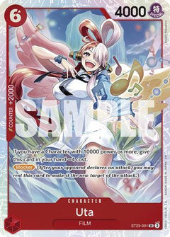 Uta (ST23-001) [Starter Deck 23: RED Shanks] Foil-1