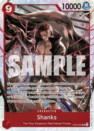 Shanks (002) (ST23-002) [Starter Deck 23: RED Shanks] Foil-1