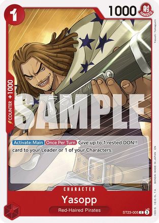 Yasopp (ST23-005) [Starter Deck 23: RED Shanks]-1